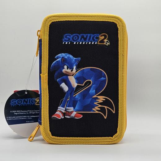 ASTUCCIO 3 ZIP COMPLETO - SONIC 2 - THE HEDGEHOG