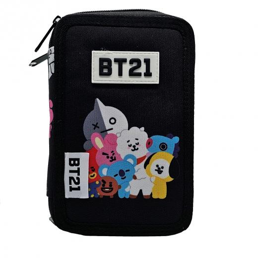 ASTUCCIO 3 ZIP COMPLETO di 44 pezzi, BT21