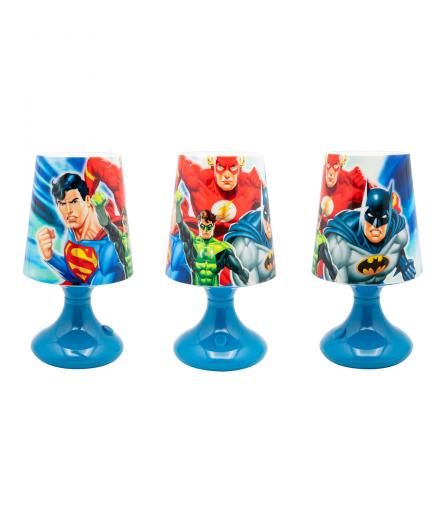 LAMPADA a LED BATMAN - FLASCH - SUPERMAN - con Batteria e Pulsante On/Off