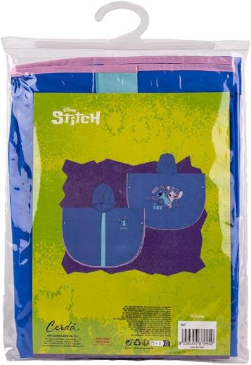 MANTELLA IMPERMEABILE PONCHO PIOGGIA DISNEY STITCH - 3/4 ANNI e 5/6 ANNI