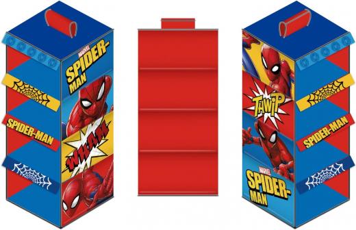 Organizer per armadio da appendere - 4 scomparti, MARVEL SPIDERMAN