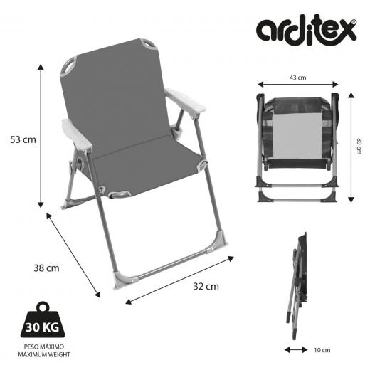 Sedia pieghevole con braccioli 38x32x53cm - MARVEL AVENGERS