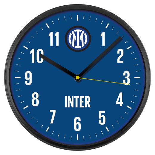 OROLOGIO da Parete in ABS - 30 cm - INTER - Prodotto Ufficiale