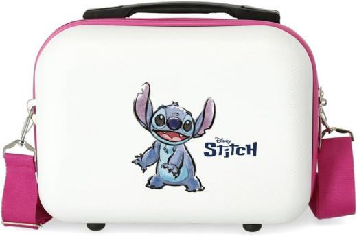 BEAUTY RIGIDO DA VIAGGIO DISNEY STITCH bianco