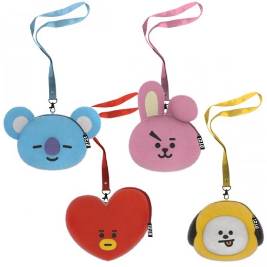 Pochette collana in peluche BT21
