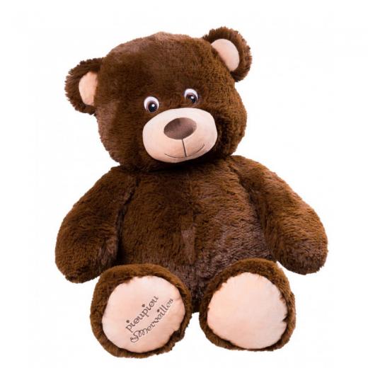 Peluche gigante ORSO - 70 cm di altezza - Made in France