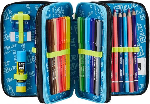Astuccio 3 zip SEVEN SJ Gang - BlackWall
