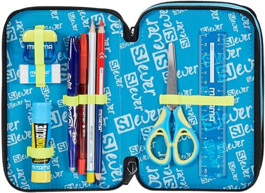 Astuccio 3 zip SEVEN SJ Gang - BlackWall
