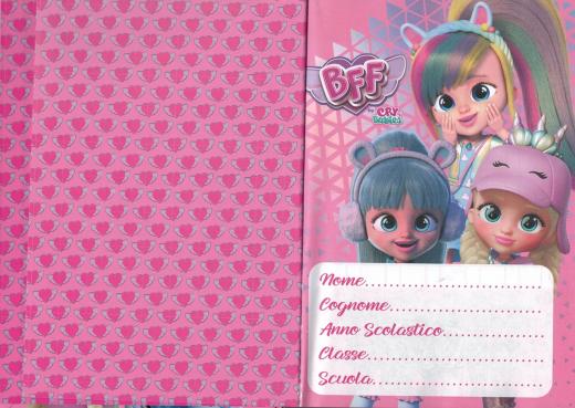 Diario Ufficiale BFF by CRY BABIES, 12 Mesi, 350 Pagine e Penna magica