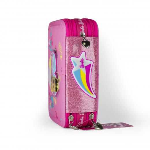 ASTUCCIO SCUOLA 3 ZIP con 45 pezzi - BARBIE 2024/2025