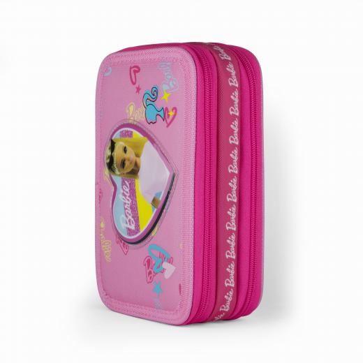 ASTUCCIO SCUOLA 3 ZIP con 45 pezzi - BARBIE 2024/2025