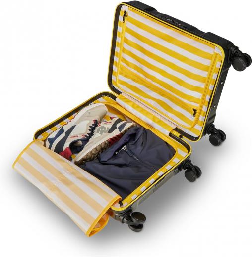 Trolley Invicta Travel Maket WT - Bagaglio Rigido ABS - Nero