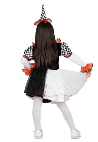 DRESS COSTUME CARNIVAL Mask - Girl PIERROTTINA
