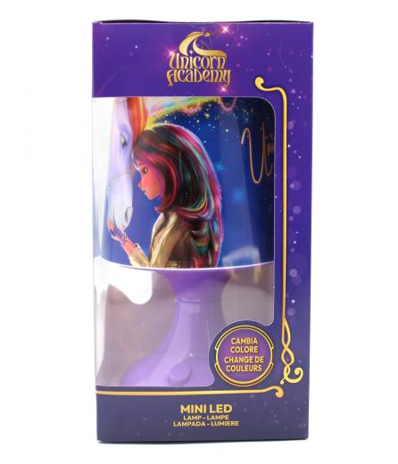 LAMPADA a LED UNICORN ACADEMY - con Batteria e Pulsante On/Off