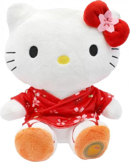 Peluche SANRIO HELLO KITTY Kimono 24 cm con SCATOLINA