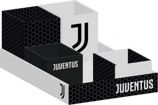 PORTAPENNE portaccessori da scrivania SEVEN / JUVENTUS desktop organizer prodotto UFFICIALE