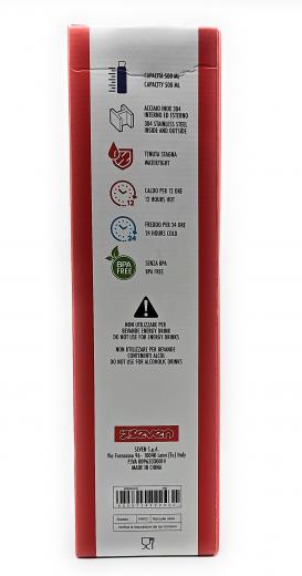 Borraccia Termica in Acciao Inox, SEVEN, 500 ML, MUSIC BOY 300102570-000