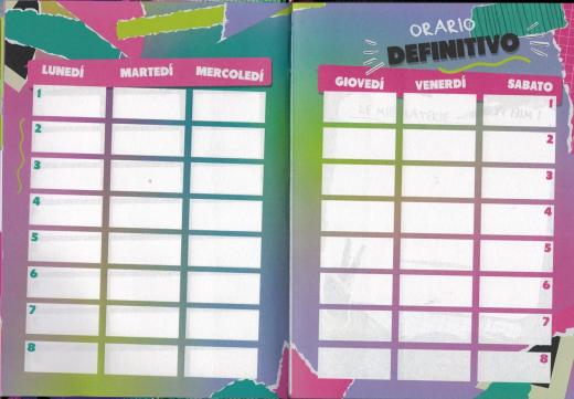 DIARIO AGENDA SCUOLA datato 2025/2026 SEVEN Girl