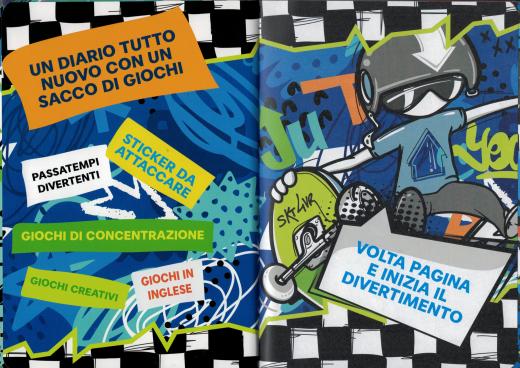 DIARIO AGENDA SCUOLA datato 2025/2026 Seven SJ GANG Boy