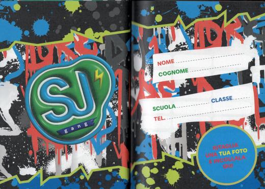 DIARIO AGENDA SCUOLA datato 2025/2026 SEVEN SJ GANG ANIMALI BOY
