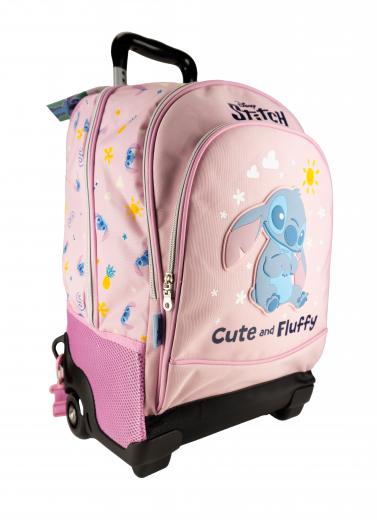 ZAINO Trolley Scuola DISNEY STITCH E ANGEL