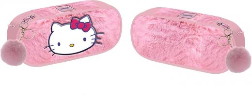 ASTUCCIO SCUOLA OVALE - SANRIO - HELLO KITTY peluche