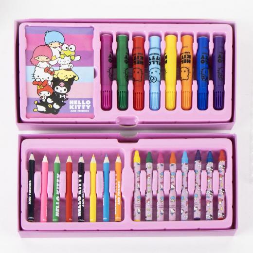 Set Cancelleria Hello Kitty e Friends  Astuccio Completo