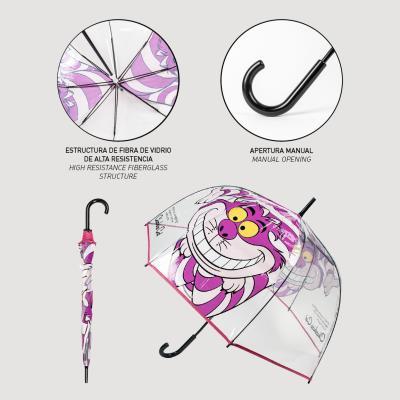 OMBRELLO in PVC per Adulti - DISNEY ALICE- STREGATTO
