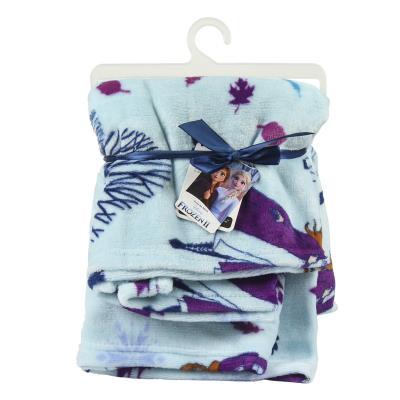 LENZUOLO PLAID COPERTA in FLANELLA DISNEY FROZEN Due  ELSA e ANNA - 120x160 cm - luxury quality