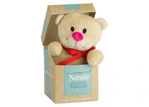 Peluche ORSETTO con Scatola - CARO NONNO