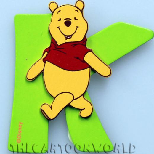 Lettere in Legno Adesive DISNEY WINNIE THE POOH - K