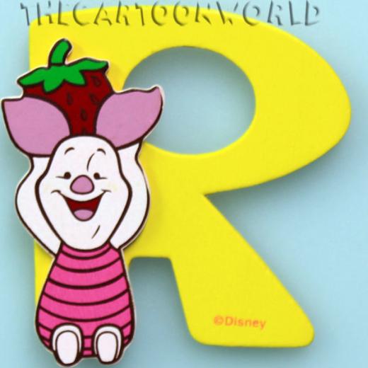 Lettere in Legno Adesive DISNEY WINNIE THE POOH - R