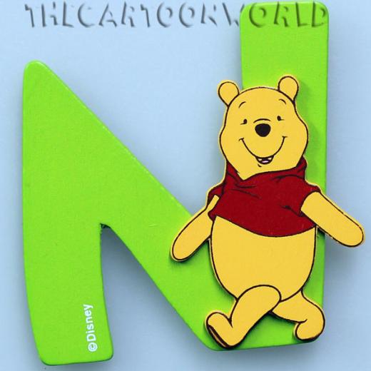 Lettere in Legno Adesive DISNEY WINNIE THE POOH - N
