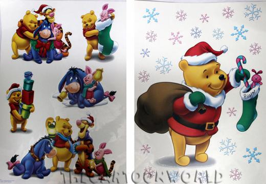 NATALE DISNEY VETROFONIE WINNIE THE POOH