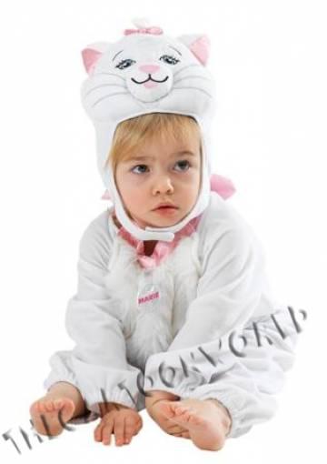 VESTITO COSTUME CARNEVALE WALT DISNEY MARIE Minu' Gattino Aristogatti