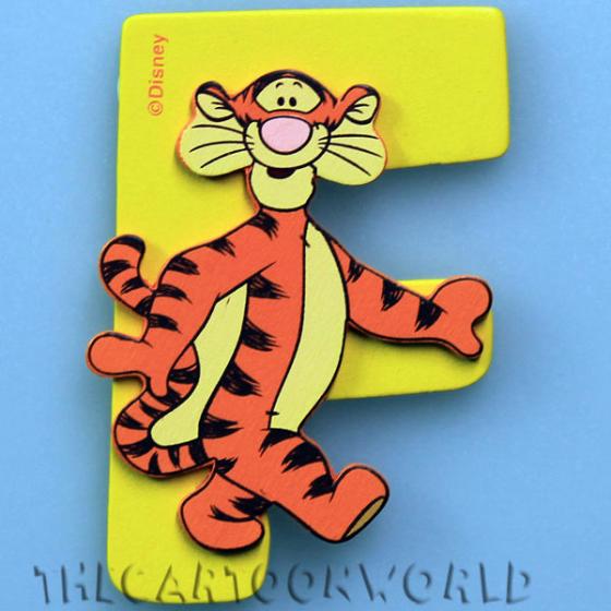 Lettere in Legno Adesive DISNEY WINNIE THE POOH - F