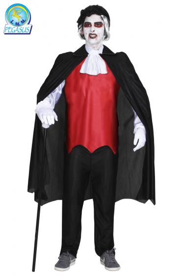 Vestito Di Halloween Da Vampiro Conte Dracula  Adulto Di Pegasus 
