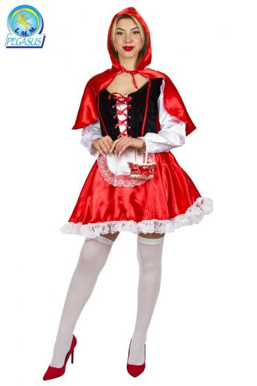 Costume Di Carnevale Adulto Da Cappuccetto Rosso