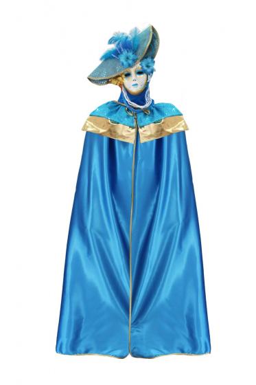 Costume Di Carnevale Adulto Da Domino Paillettes Turchese