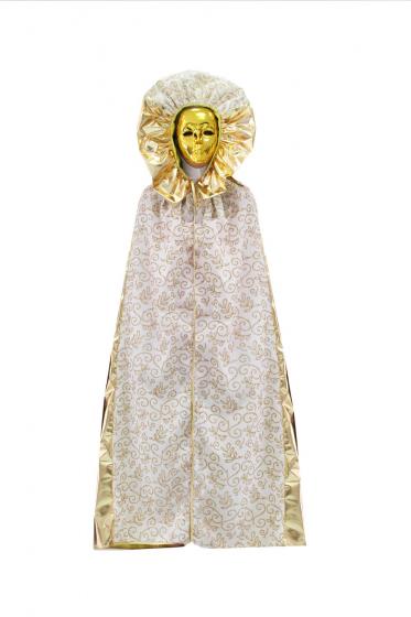 Costume Di Carnevale Da Domino Laminato Bianco