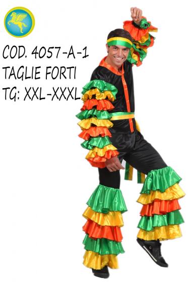 Costume Di Carnevale Adulto Taglie Fori Da Brasiliano 