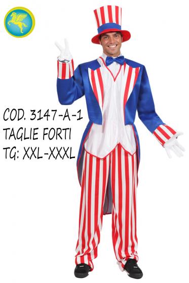 Costume Di Carnevale Adulto Taglie Forti Da American Boy 