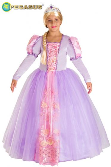 Costume Di Carnevale Bambino/a Da Principessa Raperonzolo Bambina
