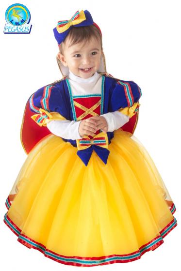 Costume Di Carnevale Baby Da Biancaneve Lusso Primipassi