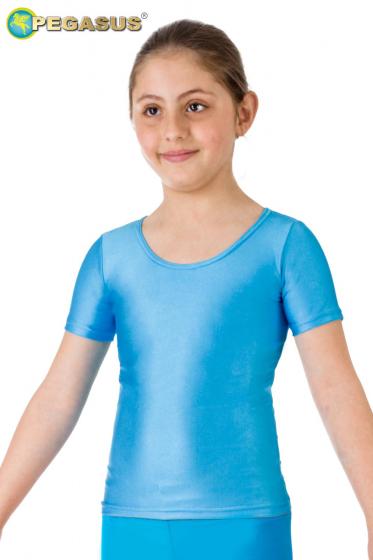 Maglietta Lycra Mezza Manica Azzurro