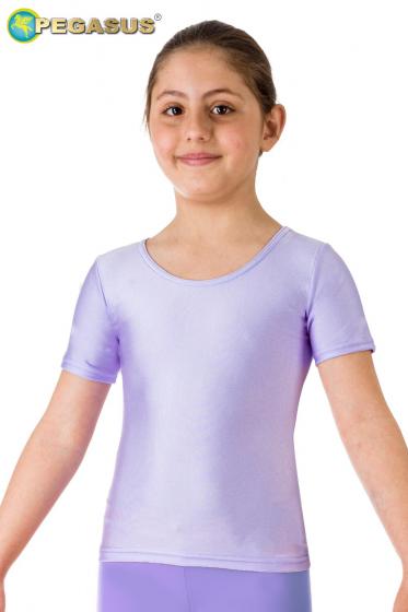 Maglietta Lycra Mezza Manica Viola