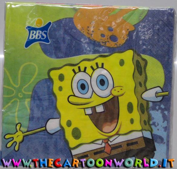 ADDOBBI Compleanno Festa TOVAGLIOLI DISNEY SPONGEBOB