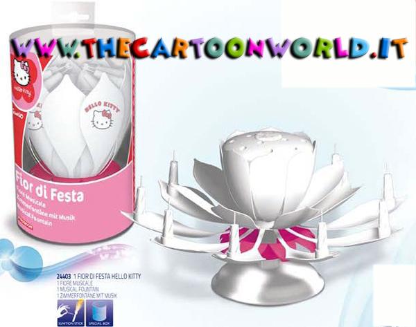 Party Compleanno Festa CANDELA MUSICALE FIORE DISNEY SANRIO HELLO KITTY