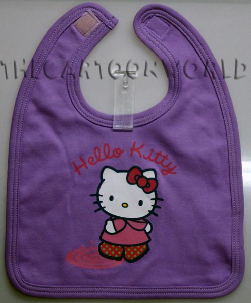 Bavaglio Bavetta Grande Disney - SANRIO - HELLO KITTY - lilla