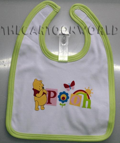 Bavaglio Bavetta Grande ORIGINALE Disney - WINNIE THE POOH - bianco